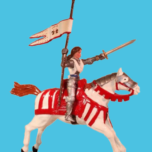 MK13  Jeanne d'Arc avec étendard.
